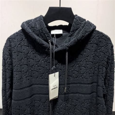 dior oblique jacquard hoodie